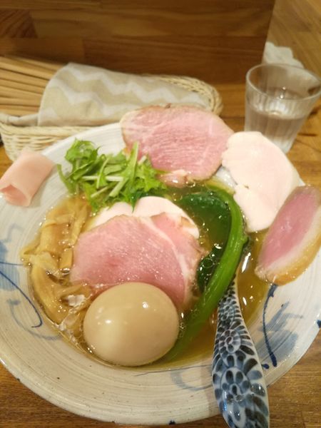 「味玉肉増し塩そば」@中華そば きなりの写真