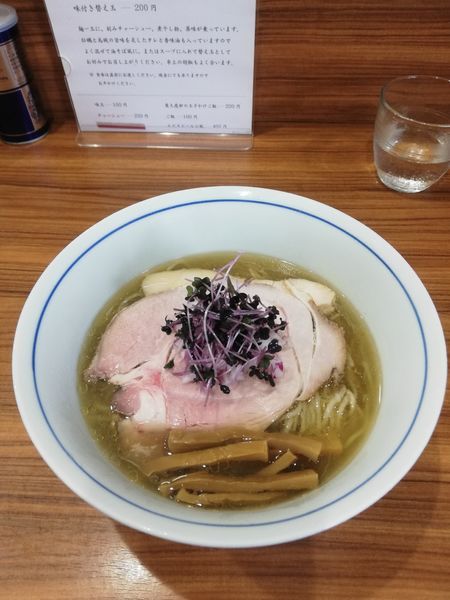 「氷見煮干しとハマグリ煮干しの冷やしそば　880円」@中華そば 西川の写真