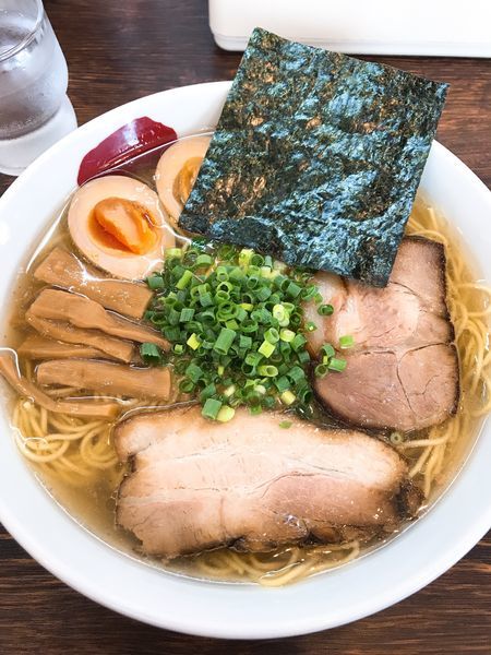 「[限定] 潮らーめん 味玉」@麺屋 三四郎の写真