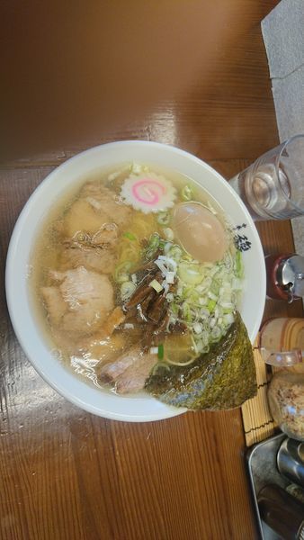 「中華そば+味玉(ランチサービス)」@中華そば 馥の写真