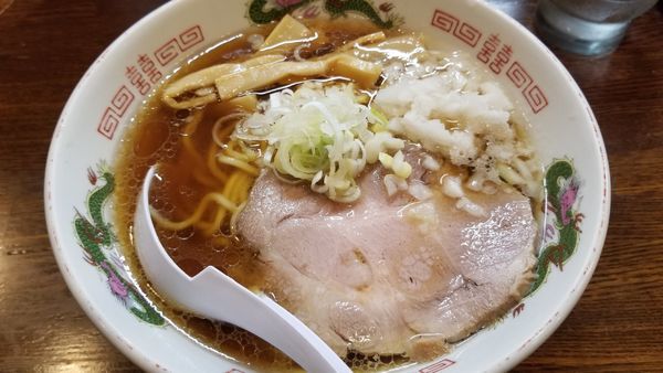 「朝専用中華そば　醤油　太麺」@らあめん 寸八 総本店の写真