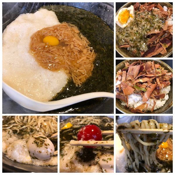 「【期間限定】ぎばさとろろ冷やし900円ランチセット270円」@秋田ラーメン はまの写真