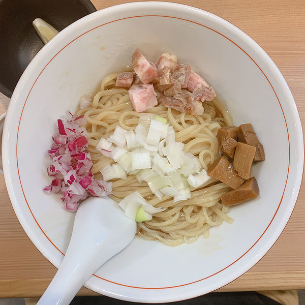 「まぜそば＋追い飯」@麺処もみじの写真