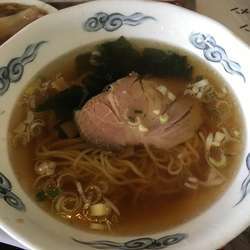 ランチセット醤油ラーメン（800円）