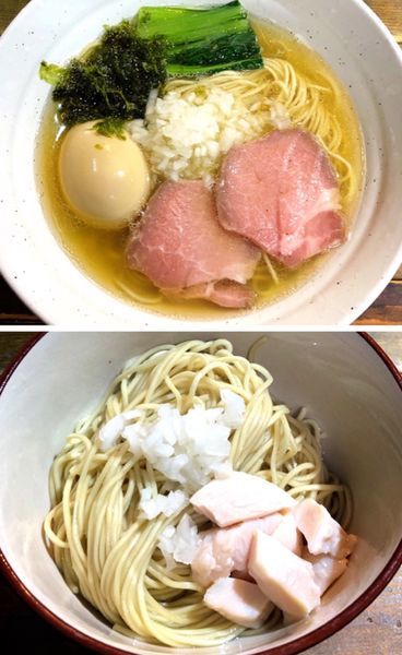 「煮干しラーメンジョン(味玉サービス).和え玉」@ラーメン屋ジョンの写真