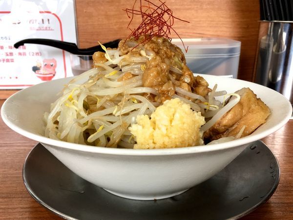「冷やしぶぅさん・ヤサイニンニク」@ラーメン ぶぅさんの写真