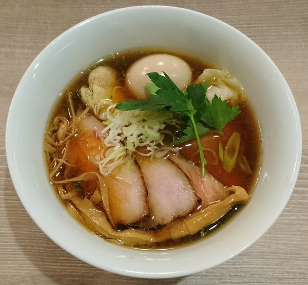 「特製醤油そば（ぬる麺）」@中華そば 和渦 TOKYOの写真