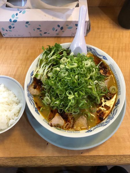 「担々麺 ねぎ多目」@ラーメン藤 金沢店の写真