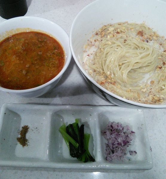 「【限定】担々つけ麺　１１５０円」@ラーメン星印の写真