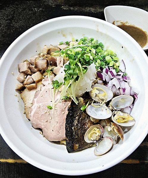 「(限定)サンマの油そば 800円」@らぁめん こはくの写真