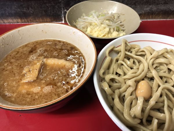 「蓮えび小つけ麺豚入 にんにく」@蓮爾 登戸店の写真