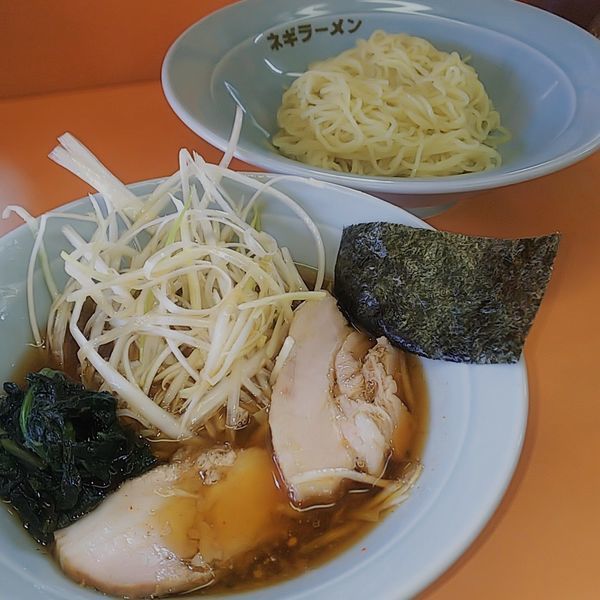 「ネギつけ麺並」@ラーメンショップ 椿 小川店の写真