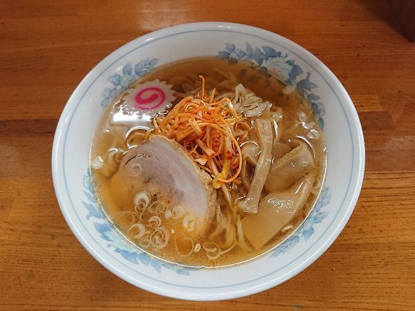 「ねぎラーメン 750円」@手打ラーメン 竹ノ屋の写真