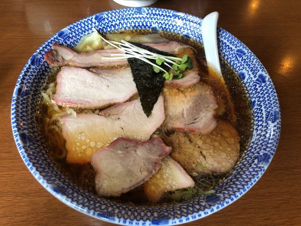 「チャーシューワンタン麺 + 大盛」@白河手打ち中華 孫市の写真