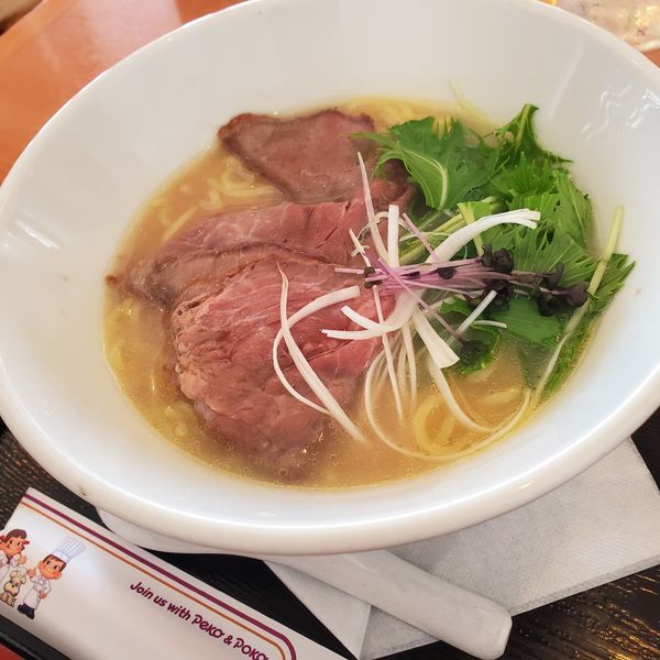 「鶏白湯仕立てロービー麺(¥790)」@不二家レストラン 津久井浜店の写真