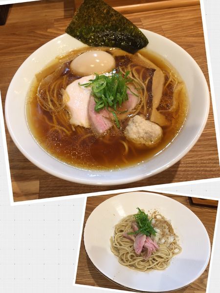 「味玉地鶏(醤油)＋和え玉」@自家製麺 純の写真