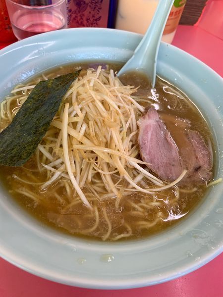 「ネギラーメン  半ライス」@ラーメンショップ 高田店の写真