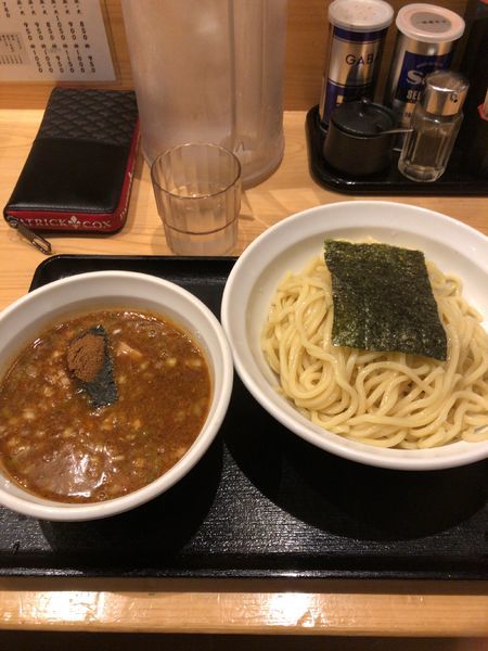 「濃厚魚介辛つけ麺」@つけめん 蕾 本家の写真