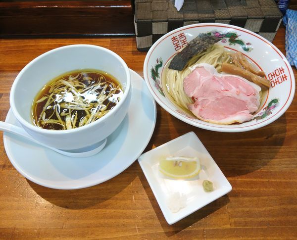 「昆布水のつけ麺 醤油 大盛」@塩らーめん 千茶屋の写真