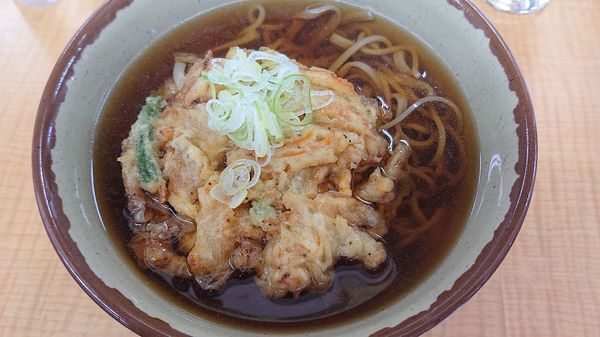 「かき揚そば」@べにばな屋の写真