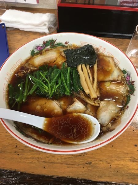 「チャーシューメン＋ほうれん草増」@ラーメン フーマの写真