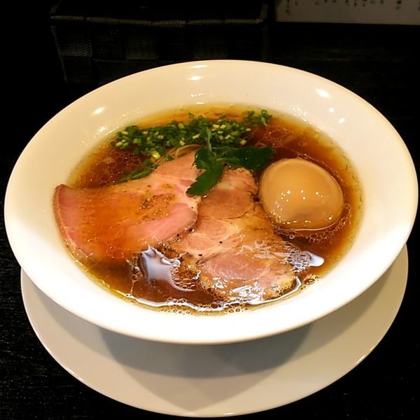 「味玉醤油そば」@麺屋 中川會 住吉店の写真