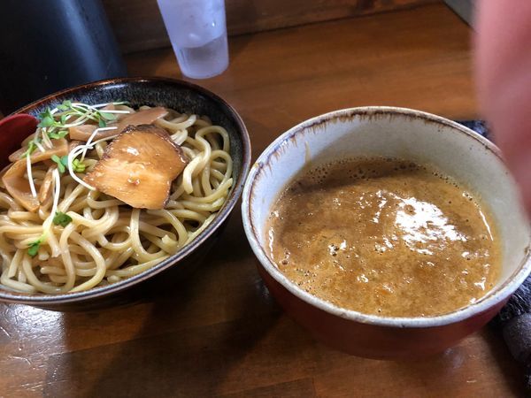 「濃厚味噌つけ麺(大 950円」@蝉時雨の写真