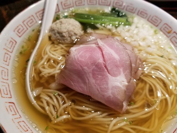「山椒香るラーメン+替玉」@らぁめん小池の写真