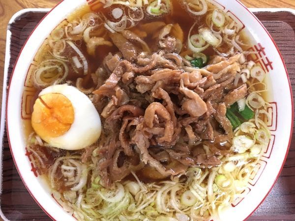 「ラーメン 650円（とり皮+100円）」@さくらい食堂の写真