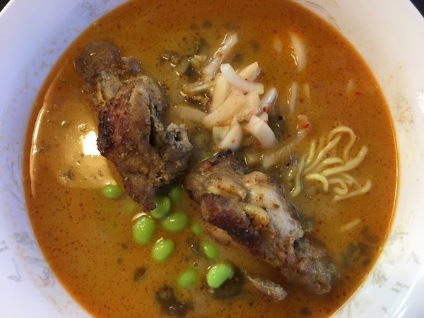 「【限定】スパイシー担々麺 700円」@らーめん 竜屋の写真