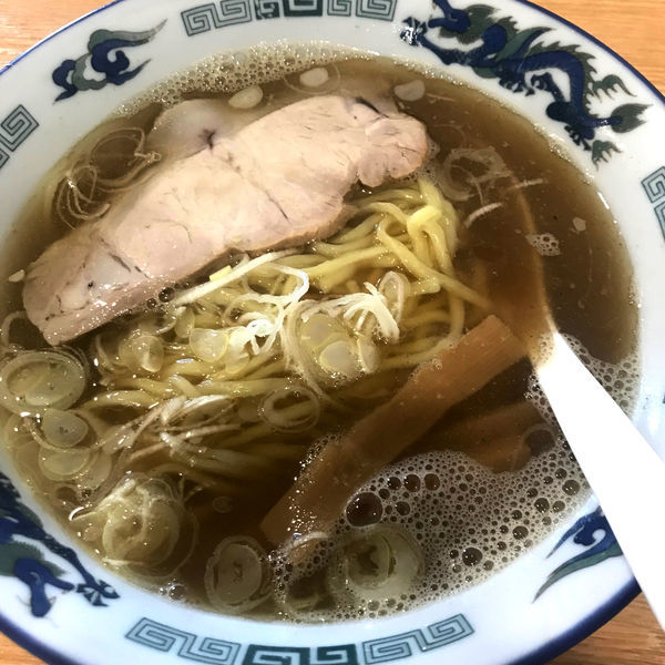 「肉入り淡麗中華そば　700円」@ツバメヤの写真