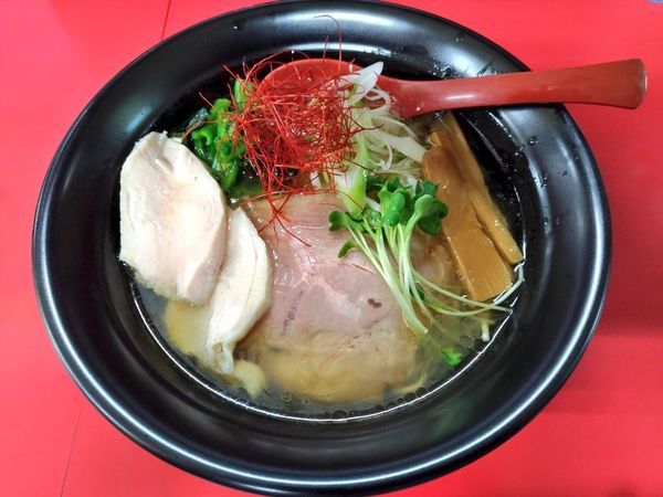 「期間限定 塩鶏そば」@和風らーめん はるやの写真