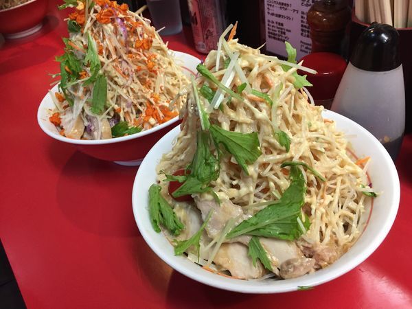 「冷やし中華(普通)¥900+豚追加¥100+ビール¥250」@千里眼の写真