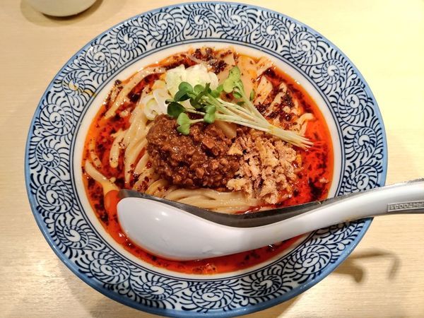 「期間限定 冷やし坦々麺」@らー麺 アオキジの写真