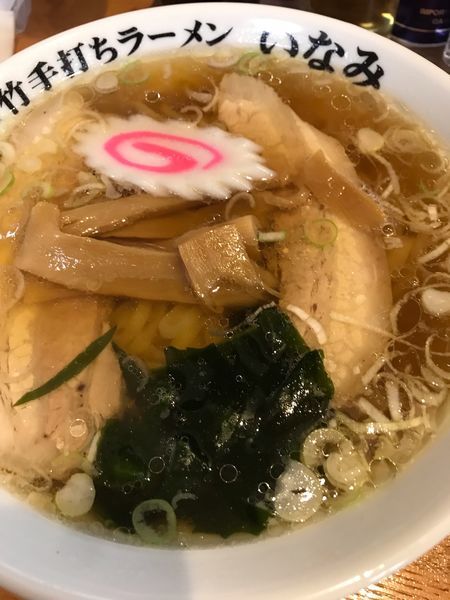 「ラーメン650円」@青竹手打ちラーメン いなみの写真