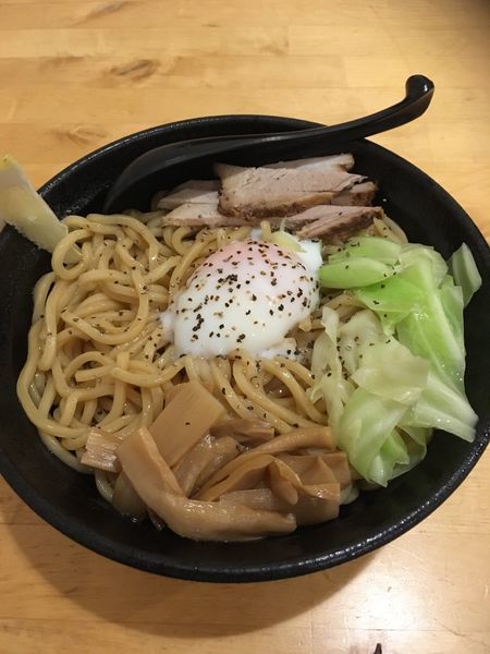 「はしそば・あっさり中盛（740円）」@中華そば・特製もりそば 満帆 伊勢崎店の写真