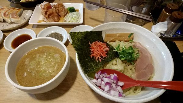「海老とあさりの鶏白湯つけ麺」@二代目 村岡屋の写真