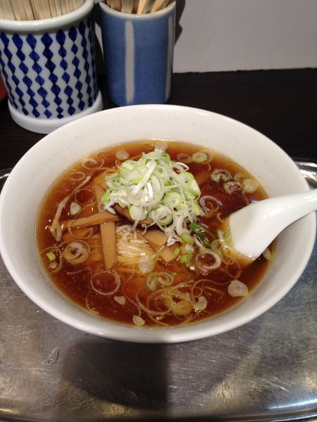 「ラーメン小 620円 ネギ増し100円」@ラーメン専門の店 大勝の写真