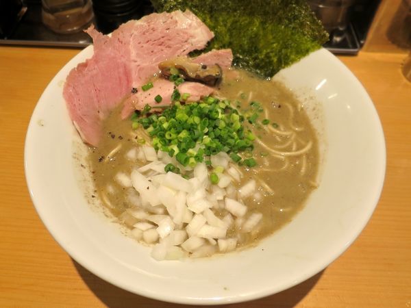 「濃厚牡蠣煮干そば ９５０円」@麺屋 まほろ芭の写真