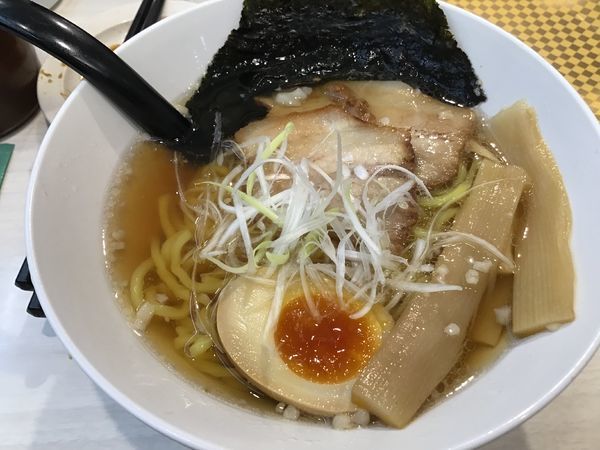 「醤油ラーメン(こってり)345円」@魚べい 千葉ニュータウン店の写真