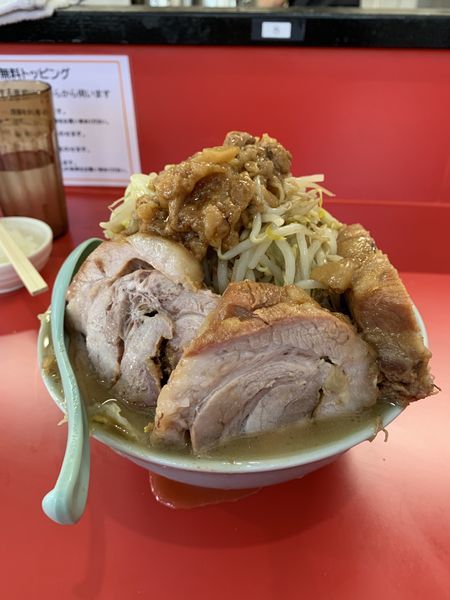 「国産ブタメン」@ラーメン すくえ屋の写真