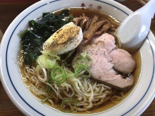 「冷やしラーメン550円」@寿々保食堂の写真