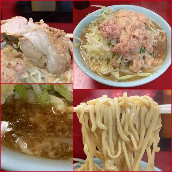 「小ラーメン¥740（麺硬め・ニンニク増し・アブラ）」@ラーメン二郎 中山駅前店の写真