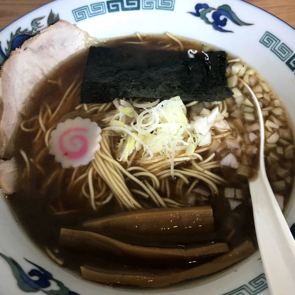 「肉入り中華そば　700円」@ツバメヤの写真