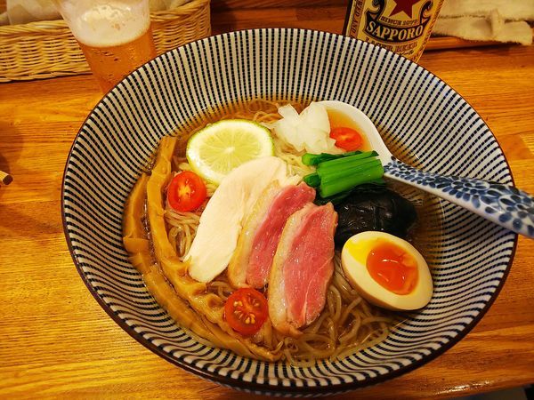 「冷やし出汁そば」@中華そば きなりの写真