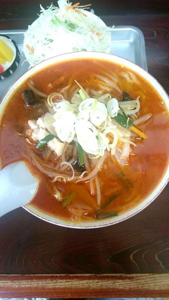 「酢辛ラーメン   700円」@純手打ラーメン五十番の写真