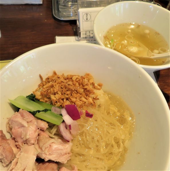 「【限定】冷たい塩生姜油そば（1,000円）」@塩生姜らー麺専門店MANNISHの写真