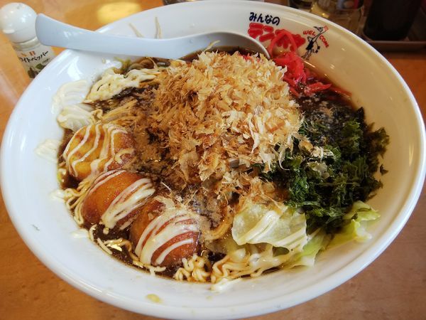 「【限定】タコメン　（麺大盛り）」@テンホウ 松本渚店の写真