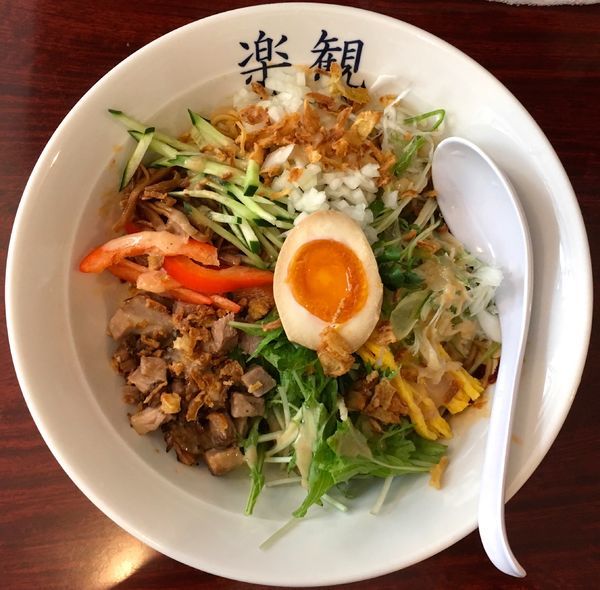 「冷やしまぜそば 大盛り」@楽観 武蔵小山の写真