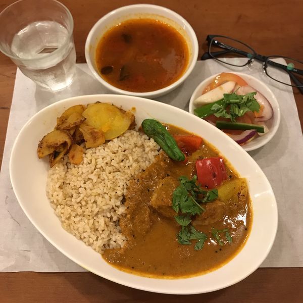 「鮪のフィッシュヘッドカリー」@築地スパイス食堂 かぶとの写真